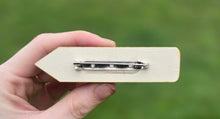 Load image into Gallery viewer, Custom Wooden Pencil Badge