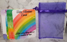 Load image into Gallery viewer, Rainbow Baby Milestone Cards