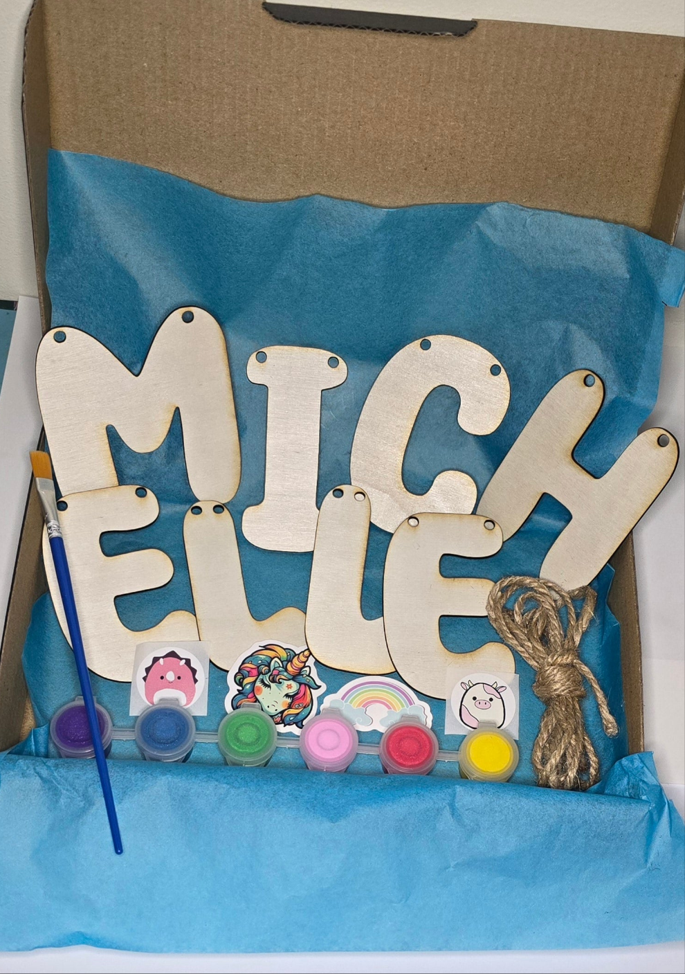 Name Garland Paint Kit