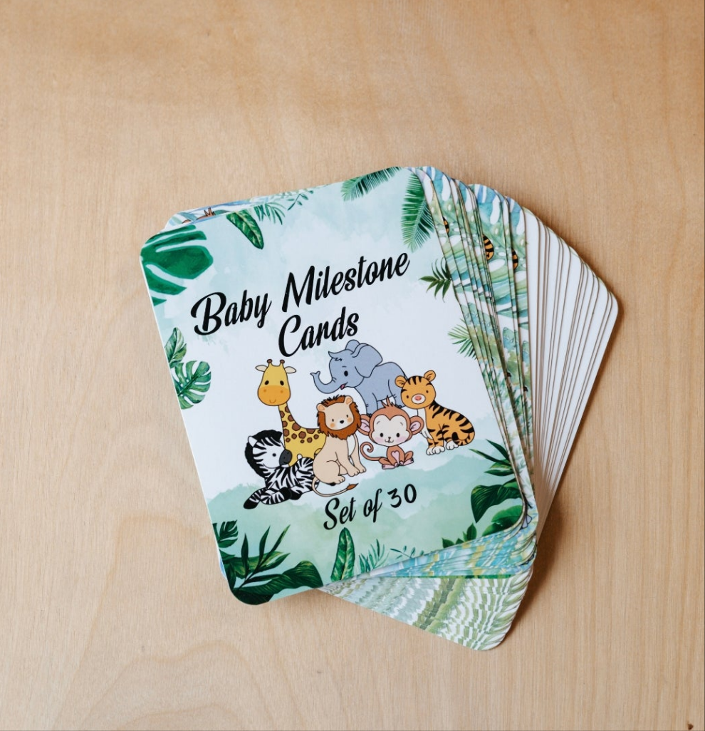 Jungle Baby Milestone Cards