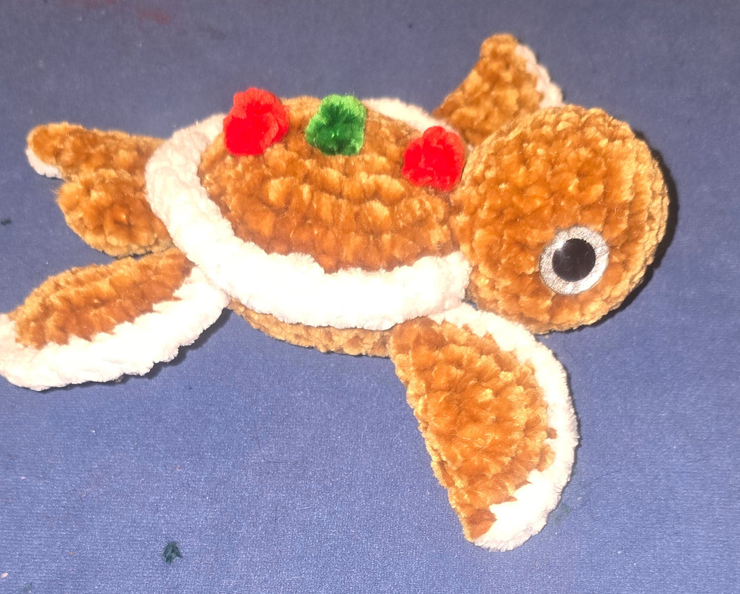 Gingerbread Turtle Crochet