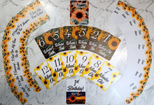 Load image into Gallery viewer, Sunflower Baby Milestone Cards
