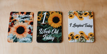 Load image into Gallery viewer, Sunflower Baby Milestone Cards
