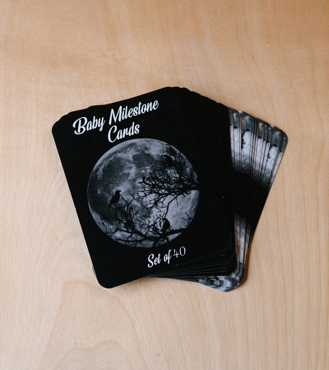 Moon Baby Milestone cards